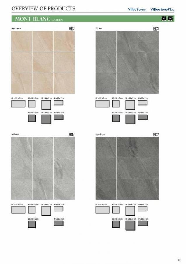 Tiles Outdoor areas. Page 37