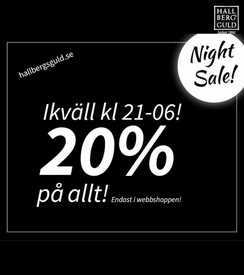 Night Sale. Hallbergs Guld (2022-09-03-2022-09-03)