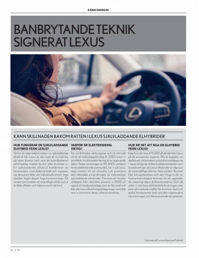 Lexus Nya RX. Page 16