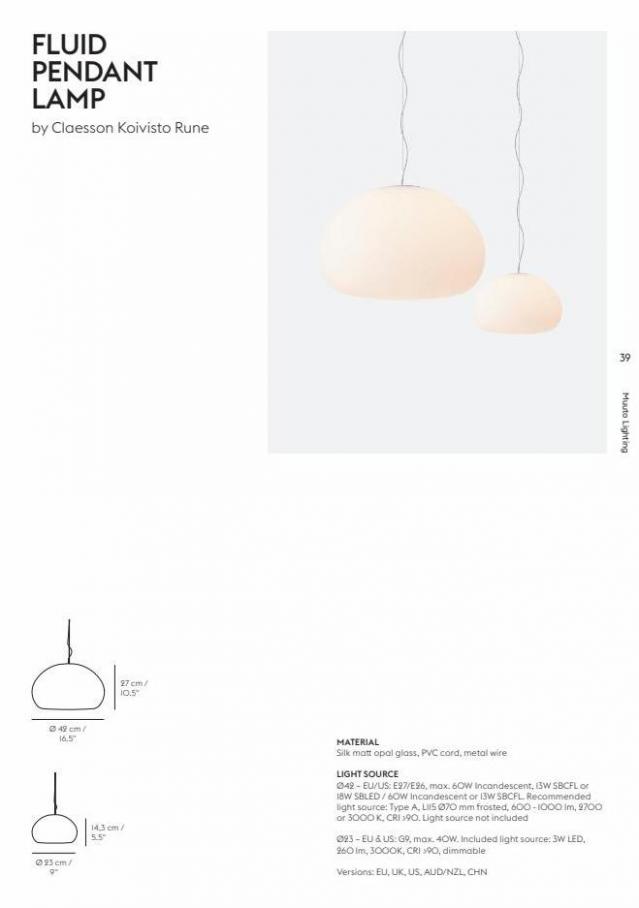 Muuto Lighting Catalog 2022. Page 41