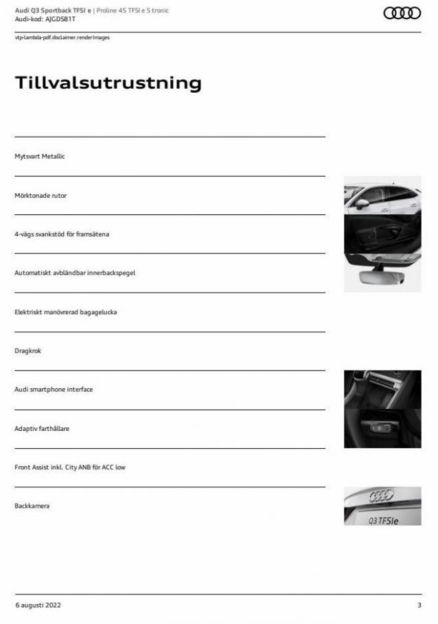 Audi Q3 Sportback TFSI e. Page 3