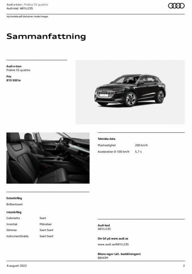 Audi e-tron. Page 2