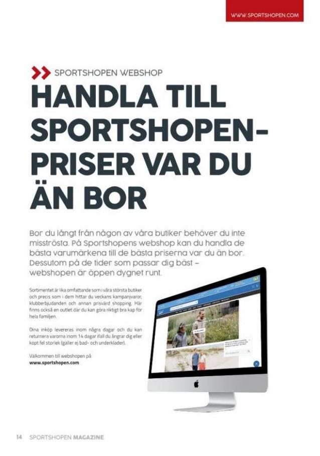 Sportshopen Magazine 2022. Page 14