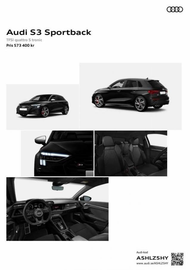 Audi S3 Sportback. Page 1