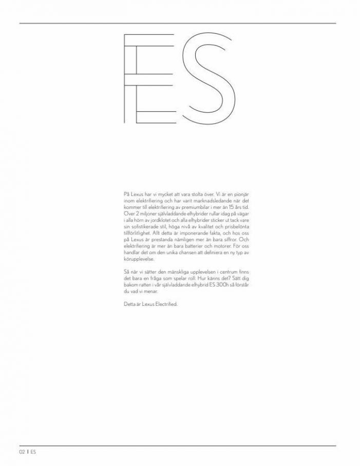 Lexus Nya ES. Page 2