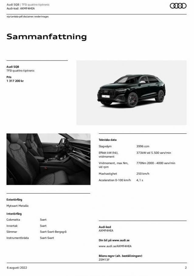 Audi SQ8. Page 2