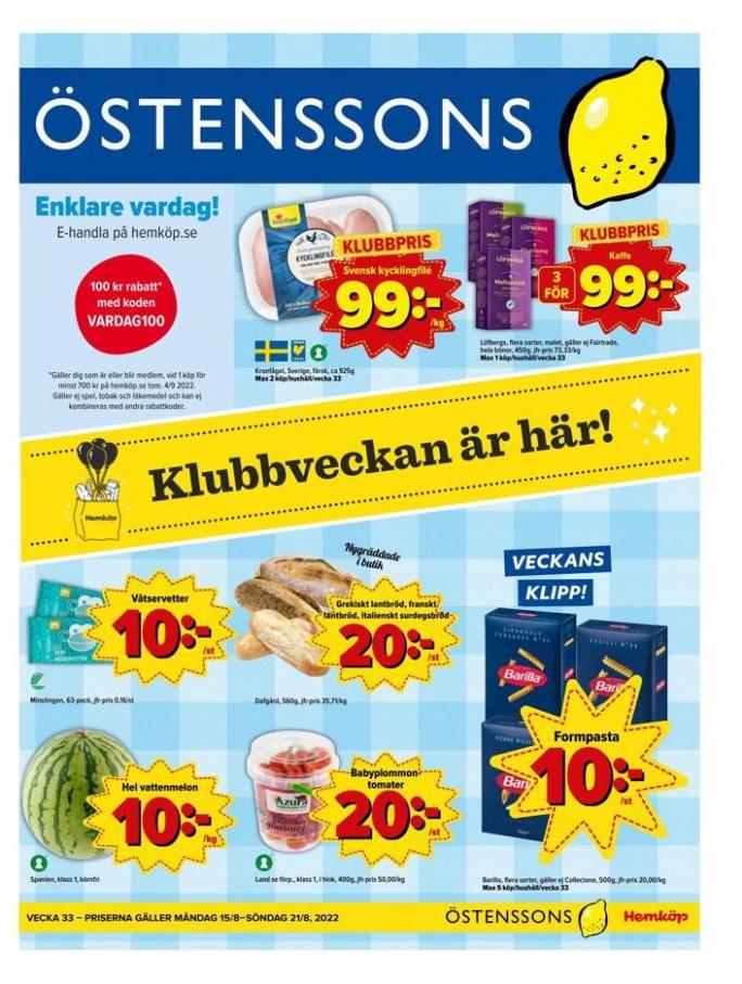 Östenssons reklambad. Östenssons (2022-08-21-2022-08-21)
