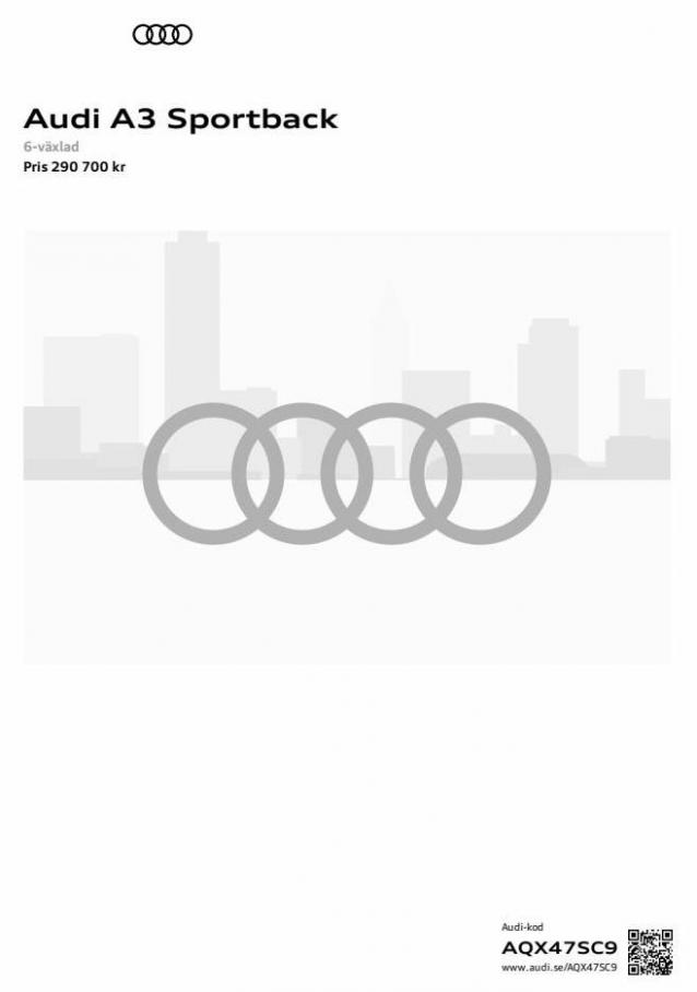 Audi A3 Sportback. Page 1