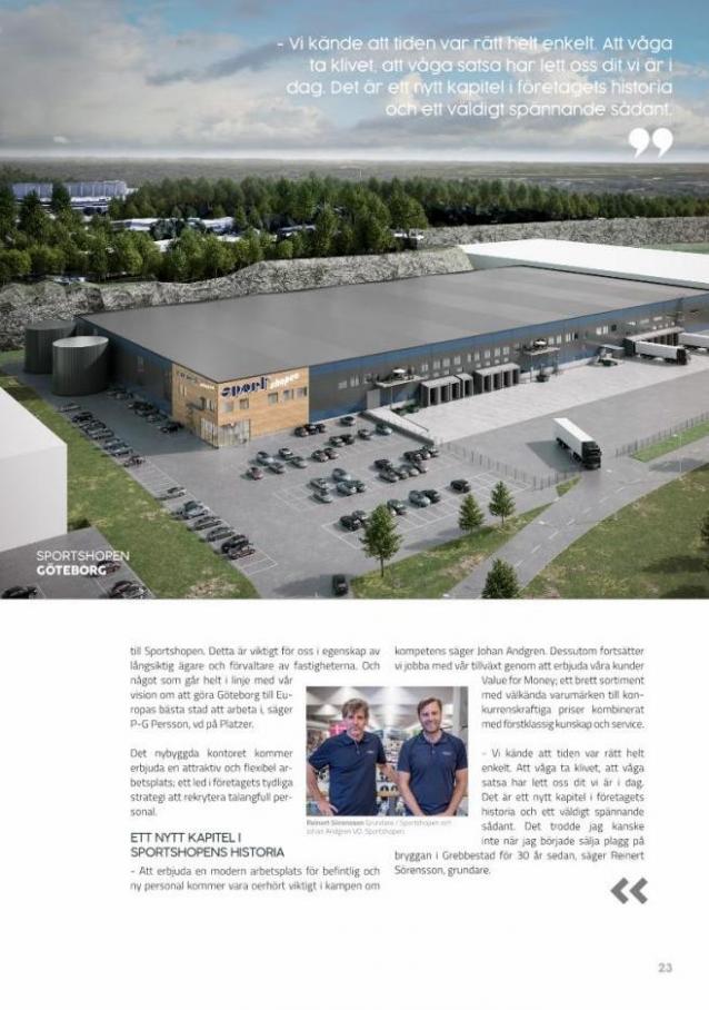 Sportshopen Magazine 2022. Page 23