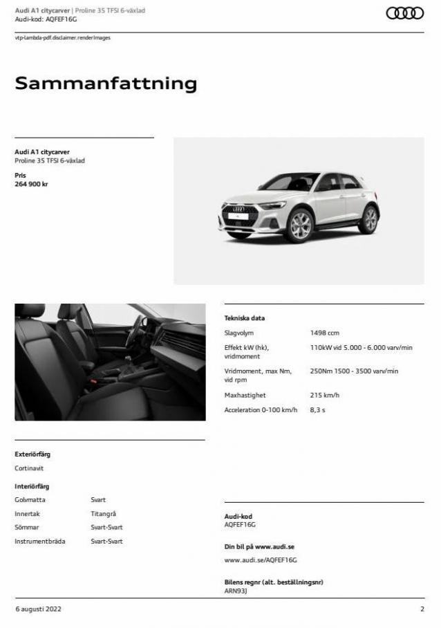 Audi A1 citycarver. Page 2
