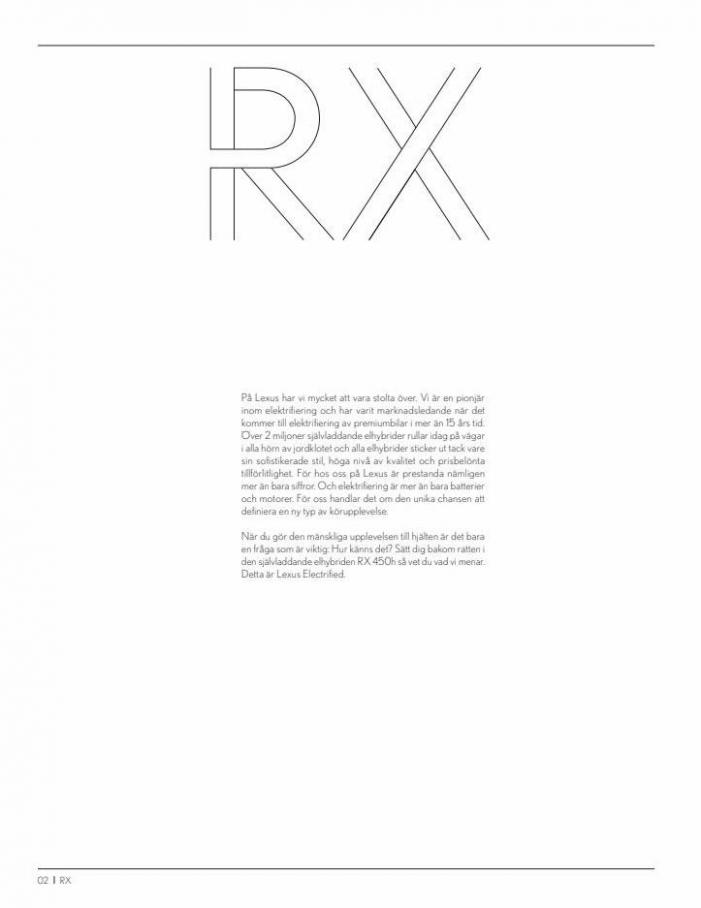 Lexus Nya RX. Page 2