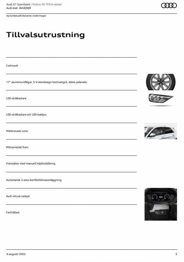 Audi A1 Sportback. Page 3