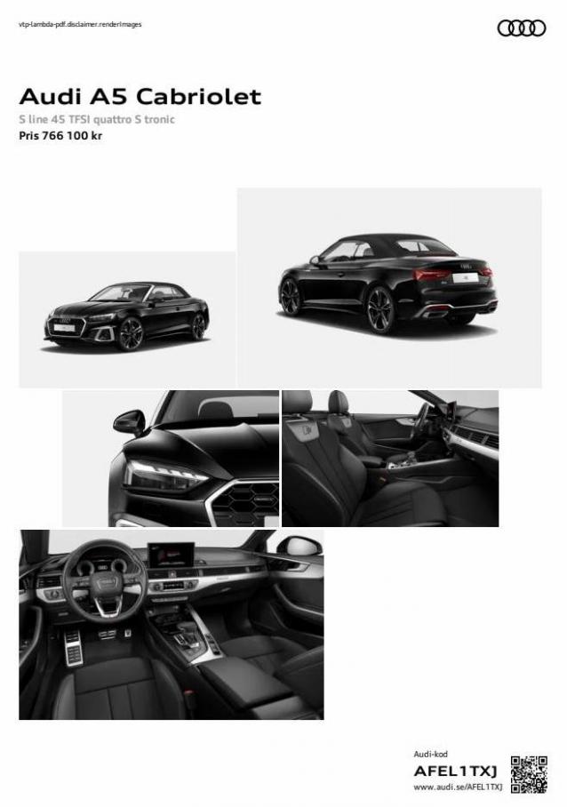 Audi A5 Cabriolet. Page 1