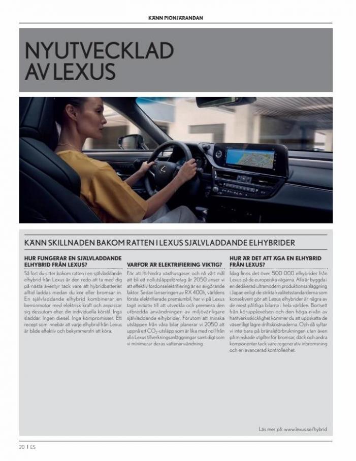 Lexus Nya ES. Page 20