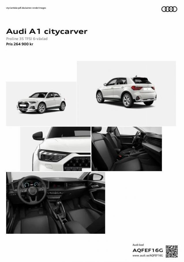 Audi A1 citycarver. Page 1