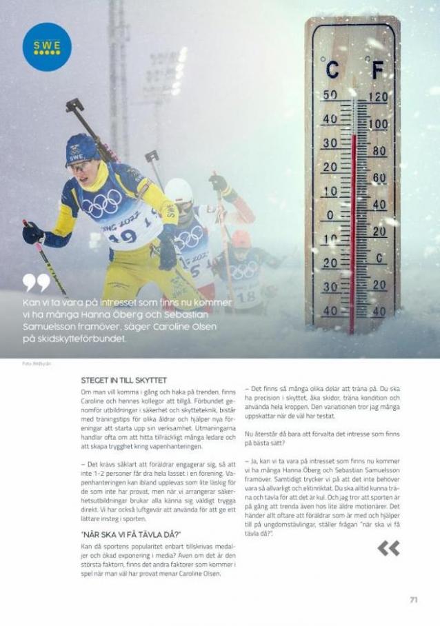 Sportshopen Magazine 2022. Page 71
