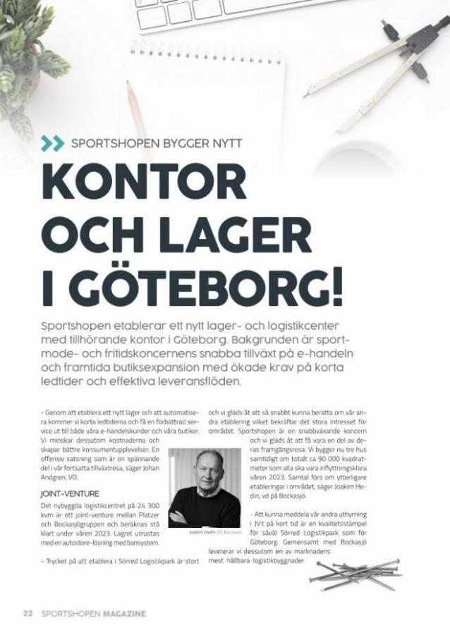 Sportshopen Magazine 2022. Page 22