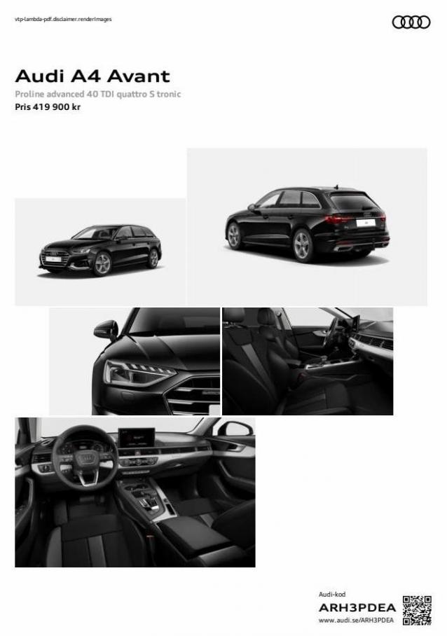 Audi A4 Avant. Page 1
