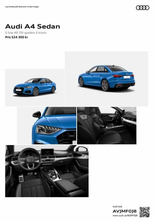 Audi A4 Sedan. Audi (2023-08-06-2023-08-06)