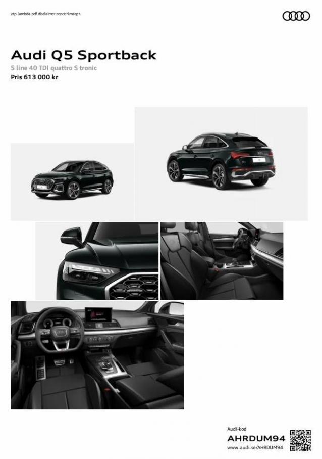 Audi Q5 Sportback. Page 1