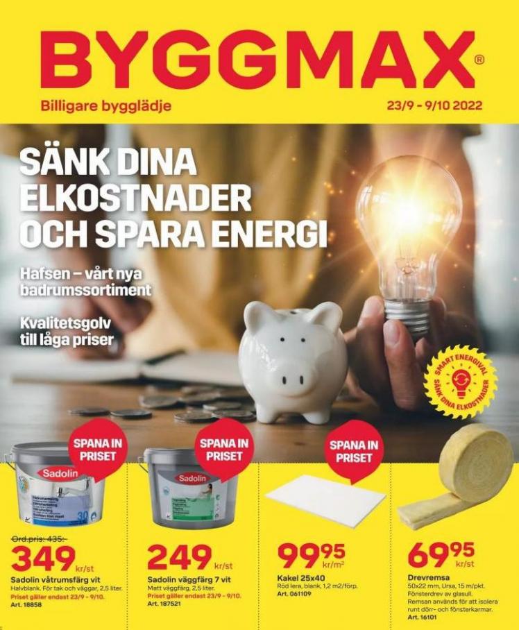 Byggmax Erbjudande Aktuella Kampanjer. Byggmax (2022-10-09-2022-10-09)