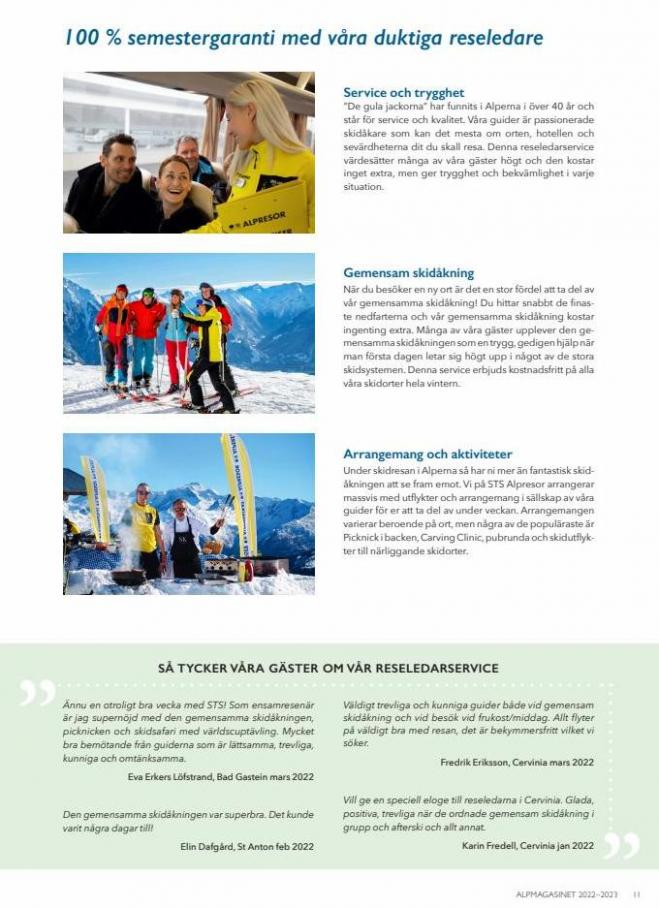 Alpmagasinet 2022/2023. Page 11