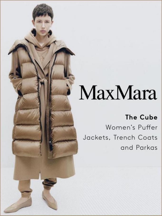 The Cube: Women’s Puffer Jackets, Trench Coats and Parkas. Max Mara (2022-12-01-2022-12-01)