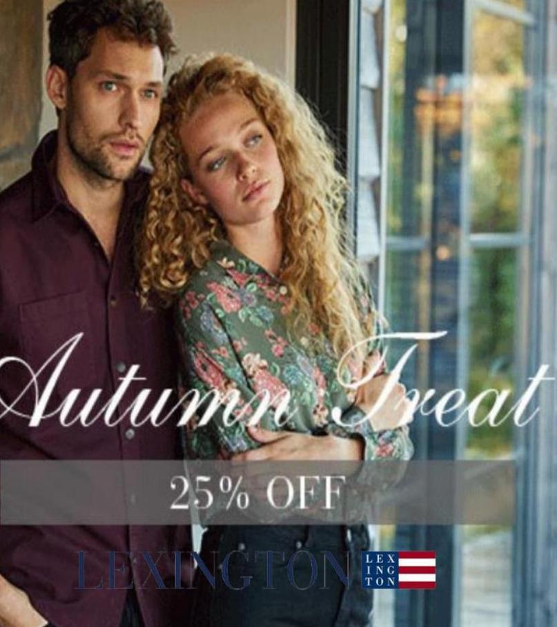 Autumn Treat - 25% Off. Lexington Company (2022-11-26-2022-11-26)