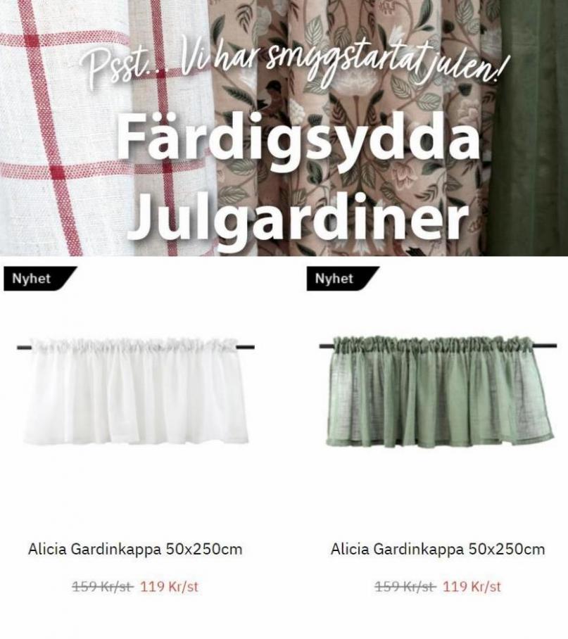 Färdigsydda Julgardiner. Page 9