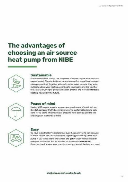 Nibe Air Source Heat Pumps. Page 9