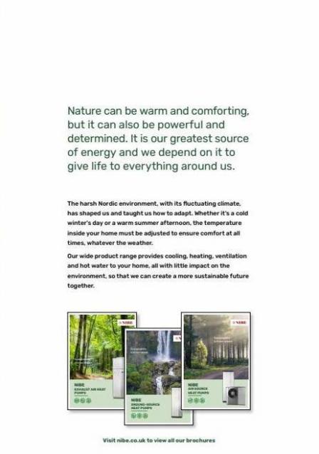 Nibe Air Source Heat Pumps. Page 3