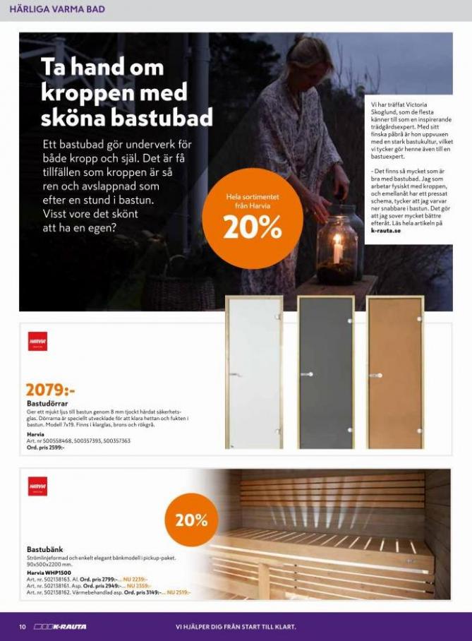 K-Rauta Tidning v.40 - Förverkliga din renoveringsdröm. Page 10