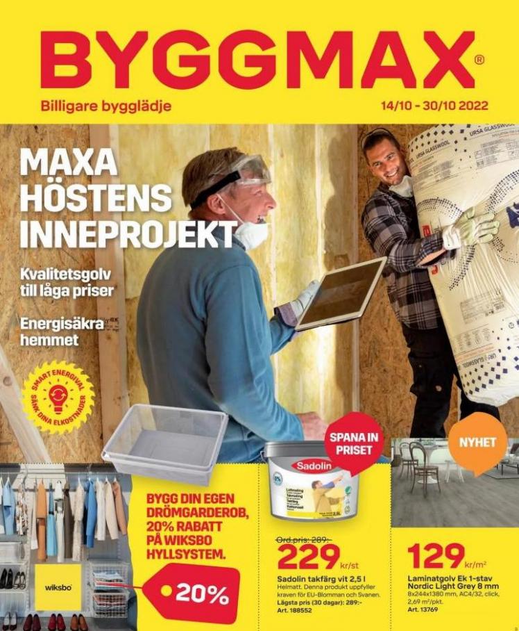 Byggmax Erbjudande Aktuella Kampanjer. Byggmax (2022-10-30-2022-10-30)