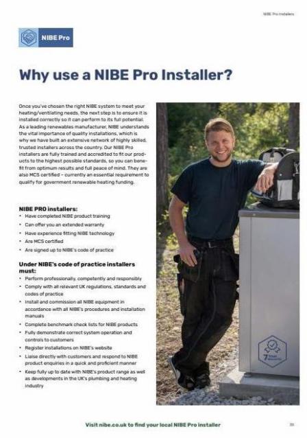 Nibe Air Source Heat Pumps. Page 35