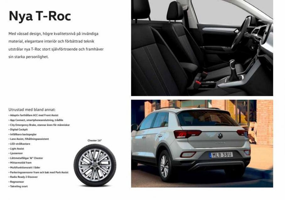Volkswagen Nya T-Roc & Nya T-Roc Cabriolet. Page 6