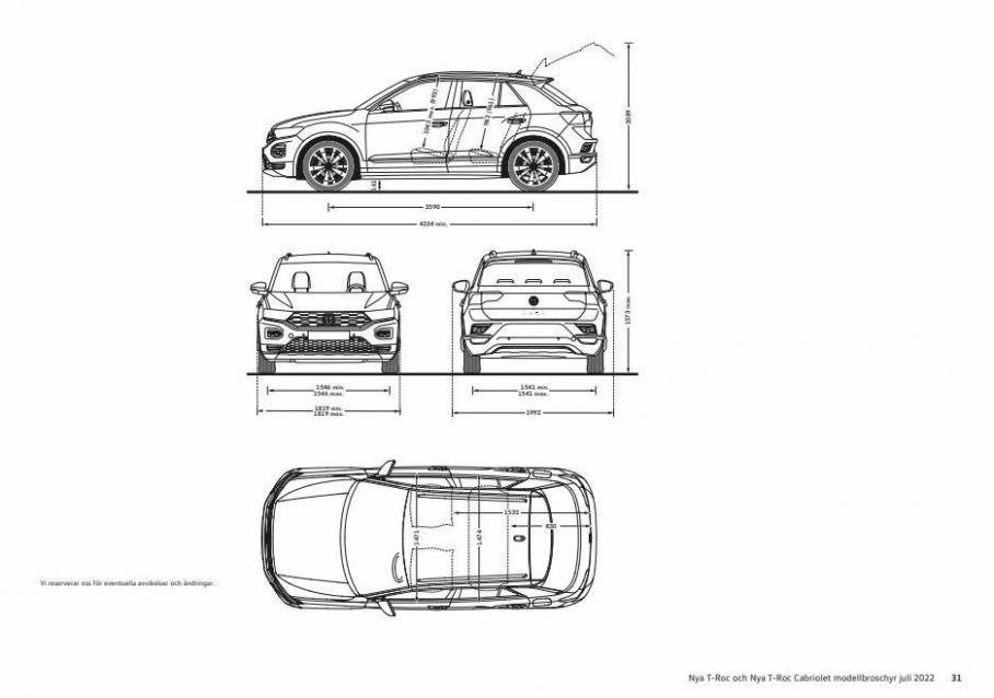 Volkswagen Nya T-Roc & Nya T-Roc Cabriolet. Page 31