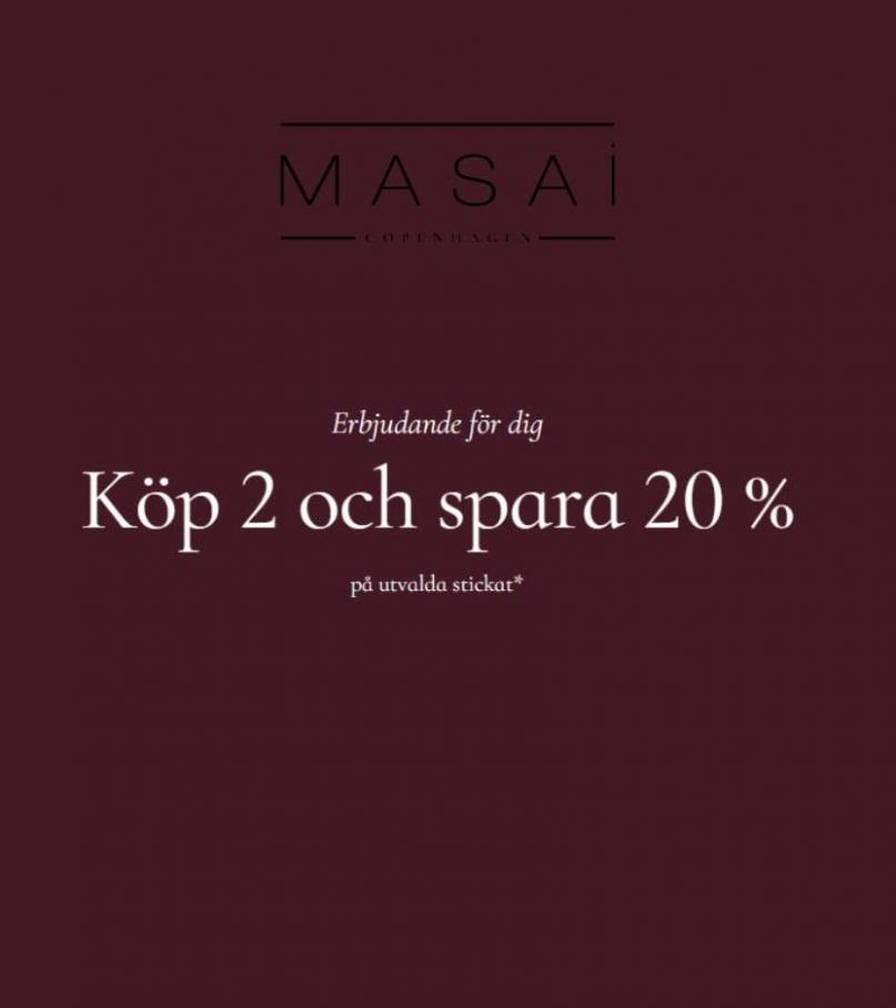 Köp 2 och spara 20 %. Masai (2022-12-03-2022-12-03)