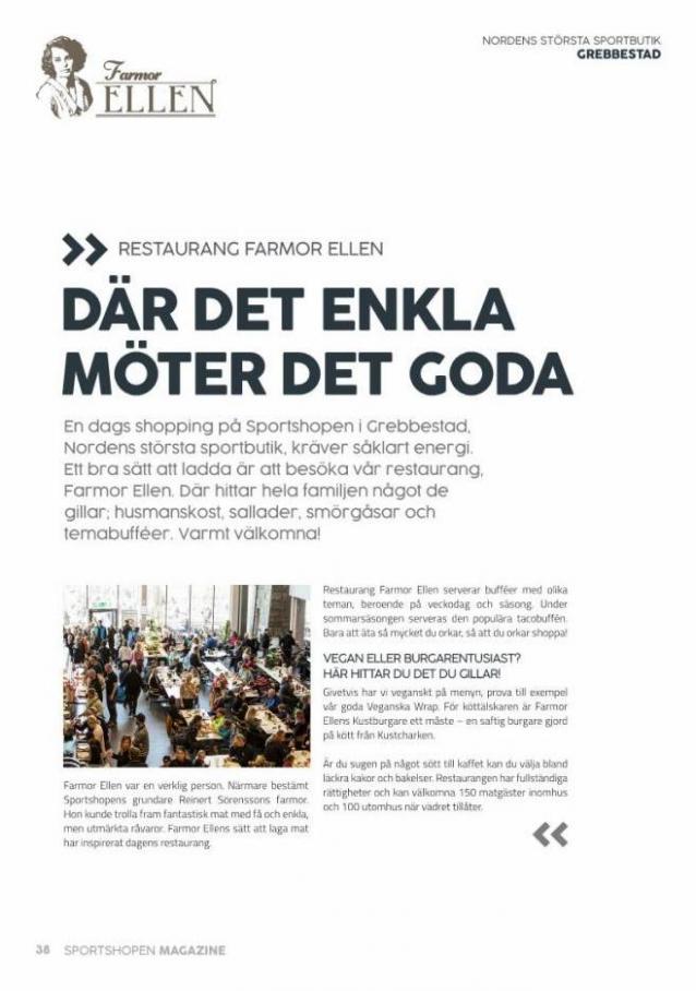 Sportshopen Magazine 2022. Page 38