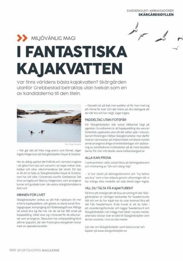Sportshopen Magazine 2022. Page 100