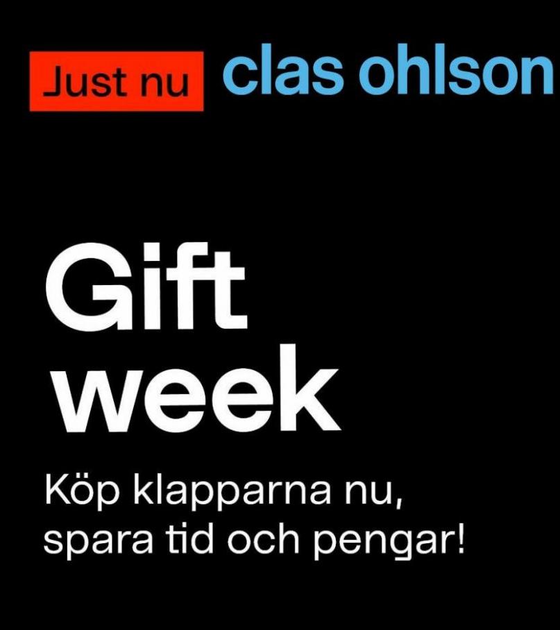 Gift Week. Clas Ohlson (2022-11-28-2022-11-28)