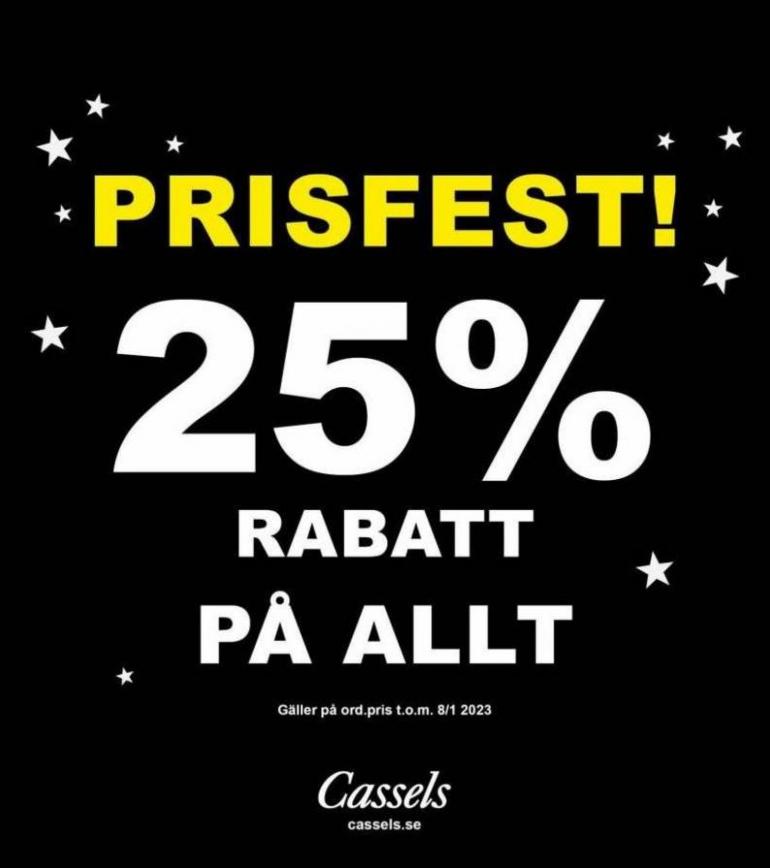 Prisfest!. Cassels (2023-01-08-2023-01-08)