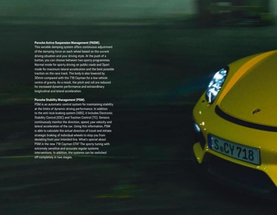 Porsche 718 Cayman GT4. Page 127