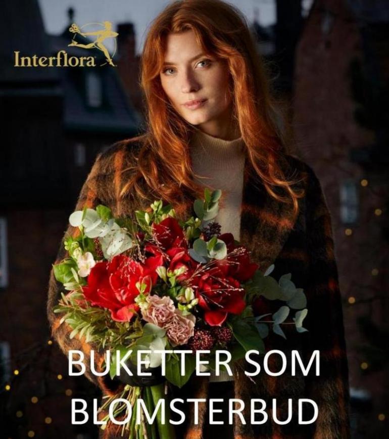 Buketter som Blomsterbud. Interflora (2023-02-18-2023-02-18)