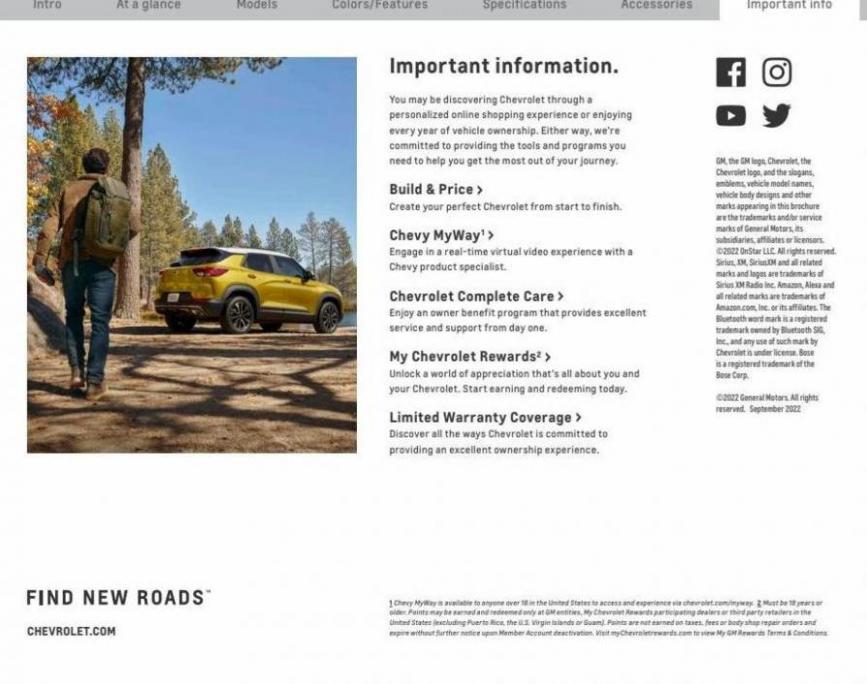 Chevrolet Trailblazer 2023. Page 19