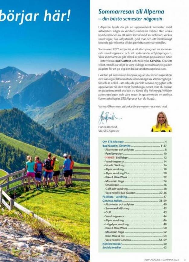 Alpmagasinet Sommar 2023. Page 3