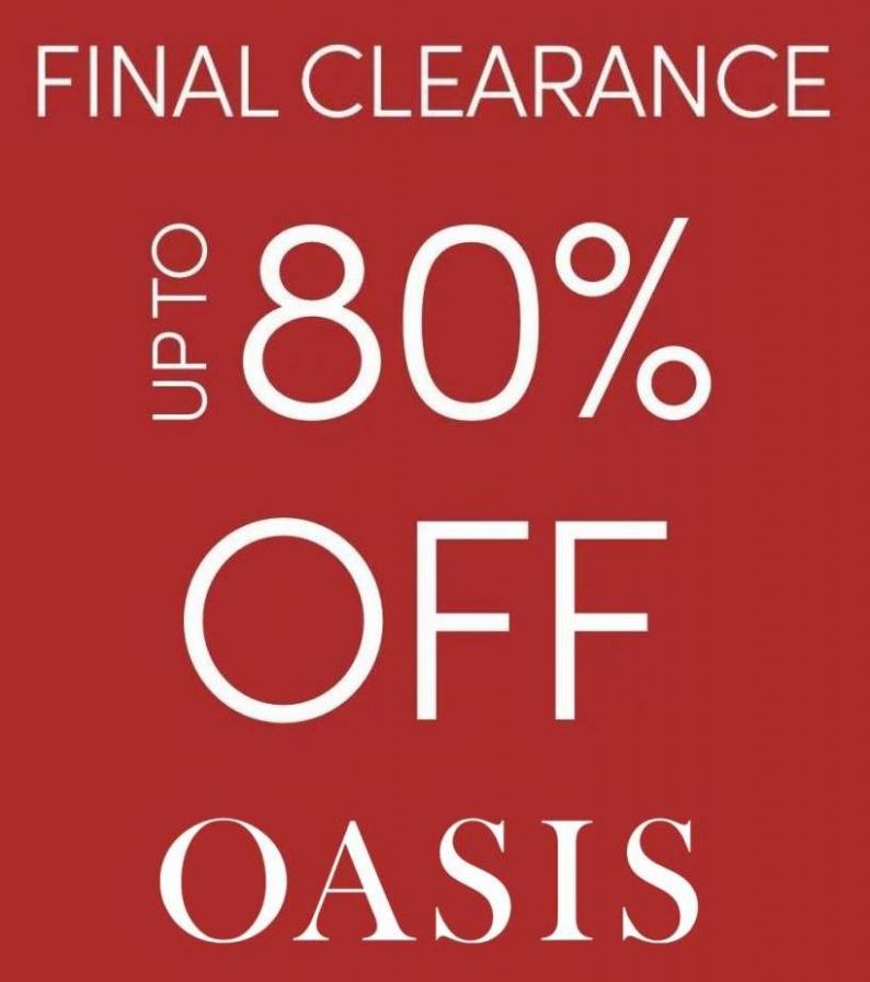 Final Clearance. Oasis (2023-03-21-2023-03-21)