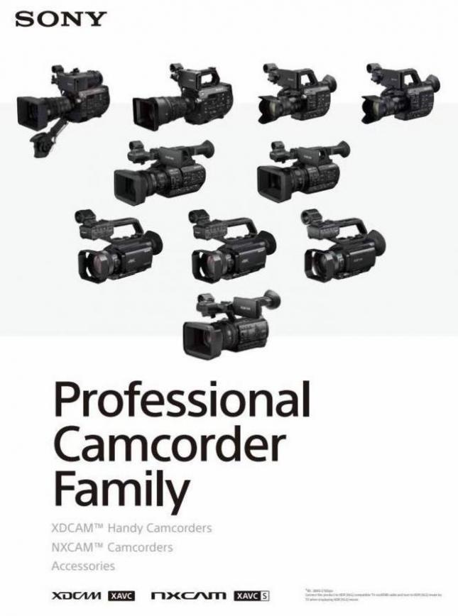 Sony Professional Camcorder Family. Sony (2023-04-15-2023-04-15)