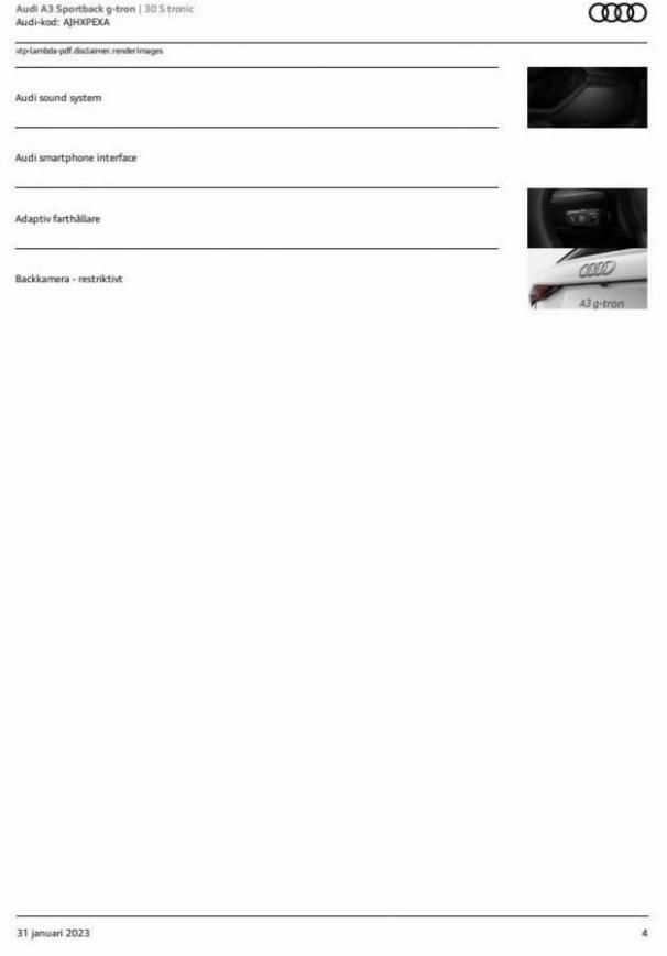 Audi A3 Sportback g-tron. Page 4
