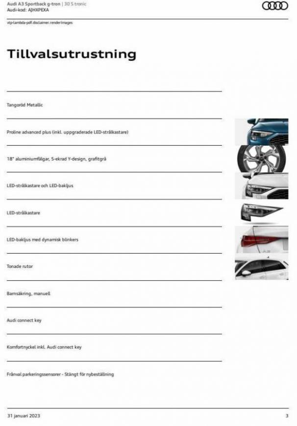 Audi A3 Sportback g-tron. Page 3