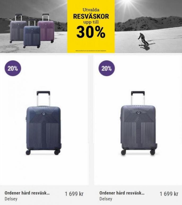 Upp till 30% på utvalda resväskor!. Page 2